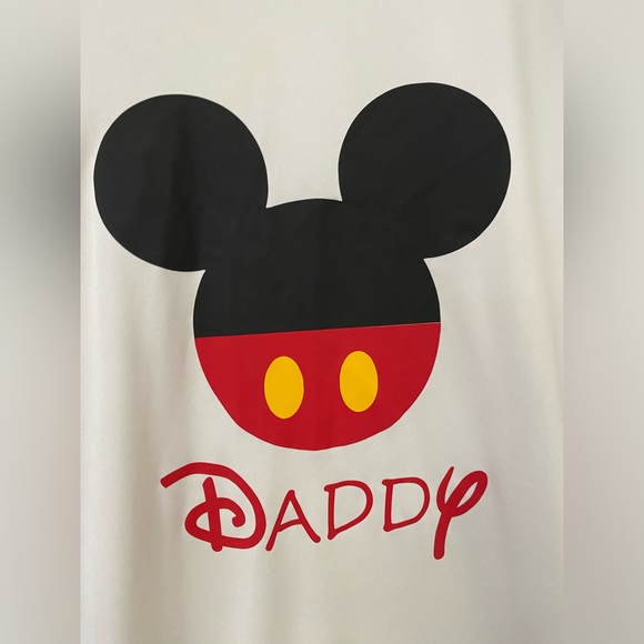 Disney Daddy Shirt Men's Size XL Quick Dry Fabric - Picture 4 of 4